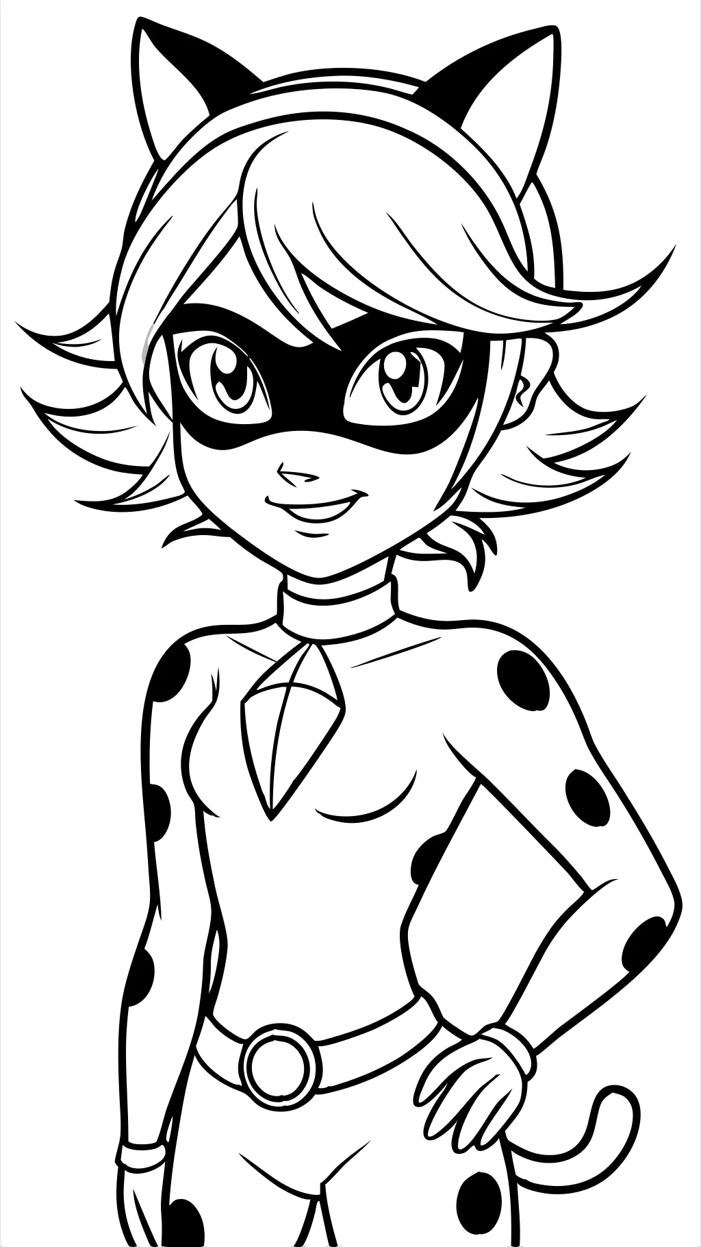 ladybug cat noir coloring pages